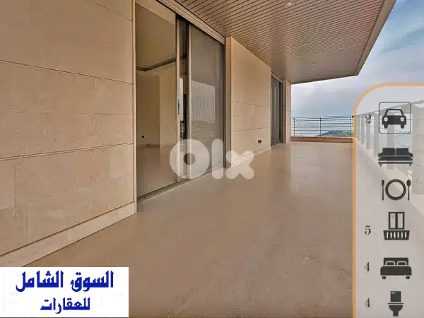 شقة فاخرة للإيجار في قرنة الحمرا: 320م²...