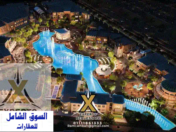 لقطة محل للبيع اوبن اير مدينتي المول القديم استلام فوري ناصية واجهتين عالبحيرات بجوار بنك CIB , محل مجوهرات للبيع اقل من سعر الشركة 37 مليون