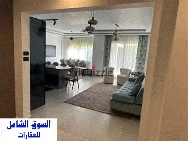 فرصة استثنائية: شقة أرضي بحديقة فاخرة بتشطيب الترا لوكس بكمبوند ستون ريزيدنس التجمع الأول