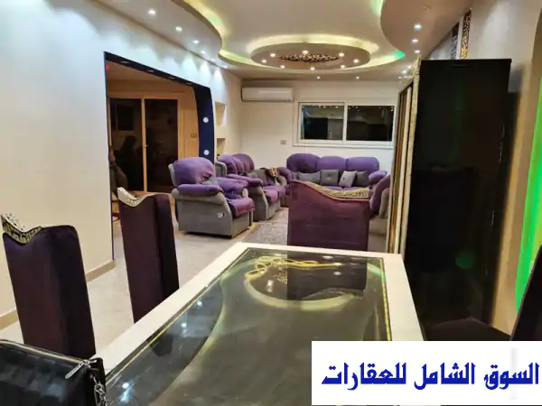 شقة مفروشة للإيجار بطنطا شارع النحاس الترا سوبرلوكس مكيفة بالكامل قريبة من جامعة طنطا والمجمع الطبى في الغربية