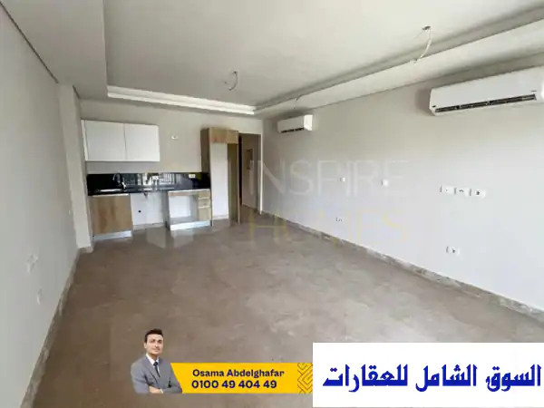 استوديو مرخص للإيجار 60 م فيوهات مفتوحة بالكامل في الشيخ زايد 6 أكتوبر