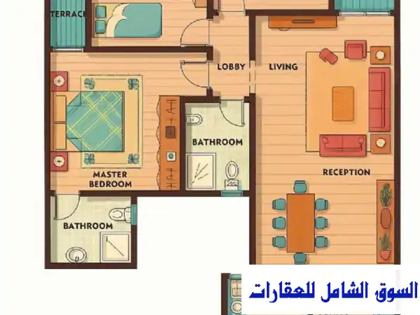 فرصة العمر بدمياط الجديدة! شقة 154م بحري شرقي...