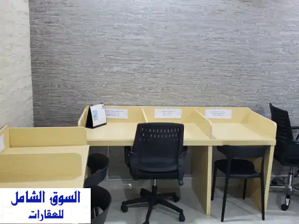 يوجد مكاتب بارتشن ومكاتب اعتبارية للإيجار وخاصة لرخصة المقاولات الفئة الخامسه بمنطقة المصلي بقلب ...