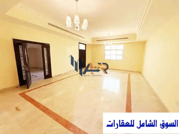 فيلا فاخرة للإيجار بمدينة شخبوط، أبوظبي | 6 غرف، مدخل خاص وحوش واسع