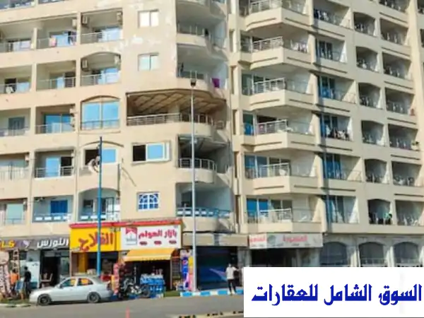 شقة مصيفية العوام مرسي مطروح على البحر مباشرة بأرقي مكان بمطروح مفروشة للإيجار في مرسى