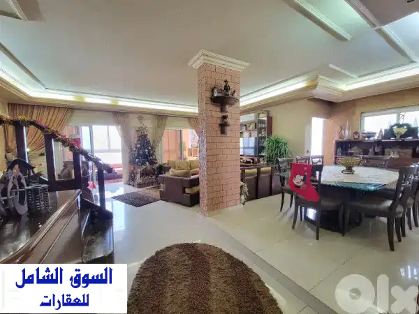 دوبلكس فاخر مفروش بإطلالة بحرية ساحرة للبيع في فيدار...