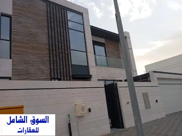فيلا فاخرة للإيجار السنوي في الحوشي الشارقة: 4 غرف ماستر، قرب دبي، جديدة ومميزة!