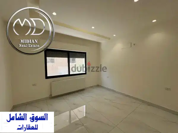 شقة جديدة فارغة للايجار ضاحية الرشيد مساحة 190 م طابق ثالث تشطيبات ديكو