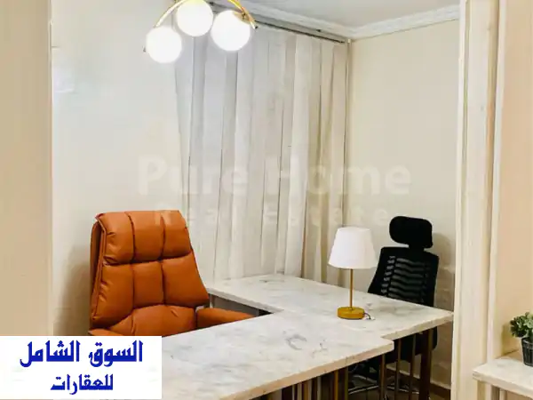 مقر إداري مفروش للإيجار 150م Ultra Lux رشدي - الإسكندرية...