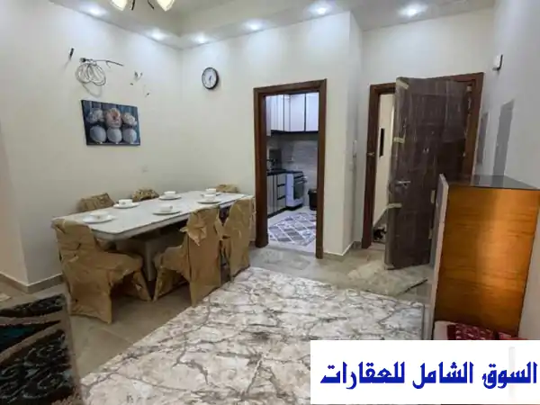 شقة فاخرة للإيجار بالحي اللاتيني العلمين الجديدة | فرش فندقي | استلام فوري