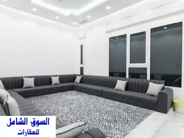 شاليه فاخر للبيع بصباح الأحمد البحرية | فلتين مستقلتين على الخور مباشرة | 630م² مؤثث بالكامل وجاهز للسكن والاستثمار قرب مول الخيران - الكويت