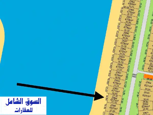 فرصة استثنائية: أرض للبيع صف أول بحرية بصباح...