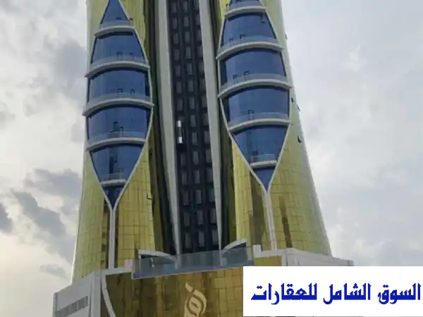 استوديو مفروش فاخر للإيجار بالسيف | برج أمفا المنامة...