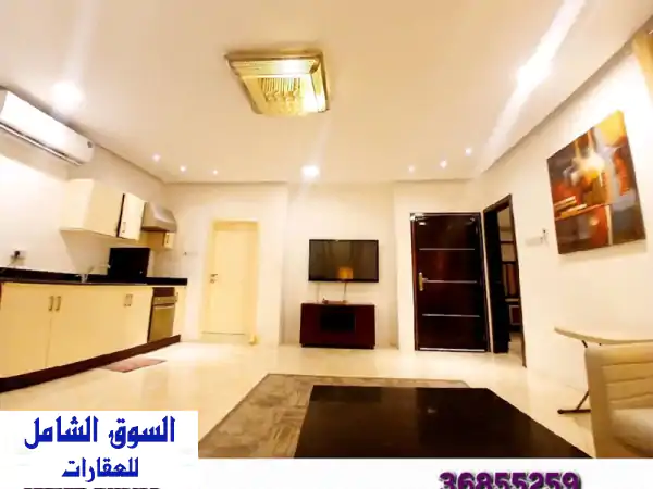 شقة الأحلام للايجار بالحد الجديد | مفروشة بالكامل، غرفة وصالة، كهرباء غير محدودة!