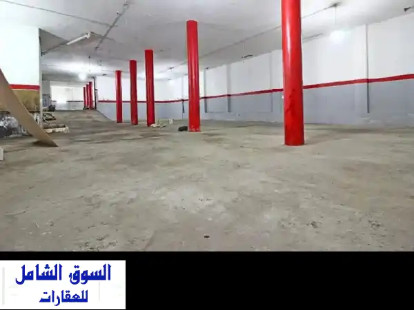 مستودع للإيجار في دكوانه: مساحة 1200م، ارتفاع 4.5م -...