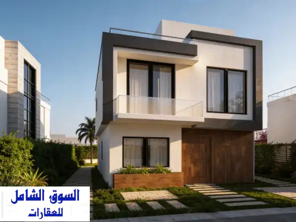 فيلا ستاند ألون فاخرة للبيع ببارك فالي الشيخ...