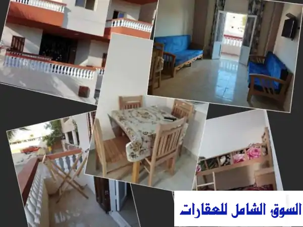 شقة مفروشة للإيجار بقرية بلوبيتش الأبيض، مرسى مطروح...