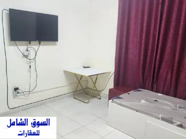 غرفة مفروش دخل شقة تصلح لعائلة صغيرة زوج وزوجته أو بنتين شامل جميع الفواتير انترنت سريع بسعر 1700 ...