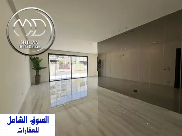 شقة أرضية جديدة وفخمة للبيع في خلدا 185م مع حديقة خاصة 200م - تشطيبات عصرية - رقم 9888