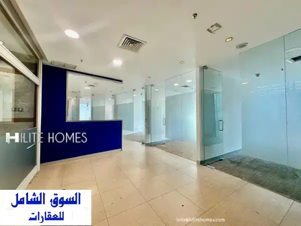 أدوار مكتبية فاخرة للإيجار بالشرق | إطلالة بحرية وخدمات متكاملة