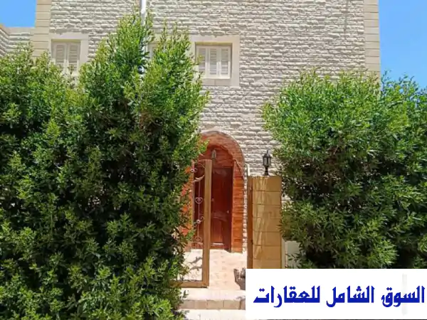 شالية للبيع بقرية حورس والرمال الذهبية...