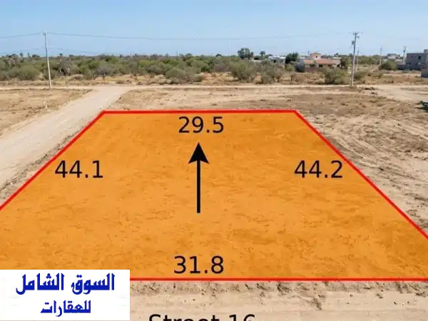 فرصة ذهبية: أرضين متلاصقتين RB في البديع – 2712م²...