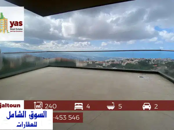 Ajaltoun 240m2  50m2 Terrace  Classy Area  Prime Location  CHJ