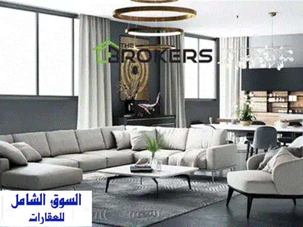 شقة دوبلكس فاخرة للبيع: مار تقلا الجديدة، إطلالة جبلية خلابة، حديقة خاصة 38م²
