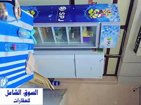 مطعم مساحته 4 دكاكين مع وجود حمام موقعه في النعيمية إيجار سنوي 50000 البيع 120000 درهم بدون رخصة