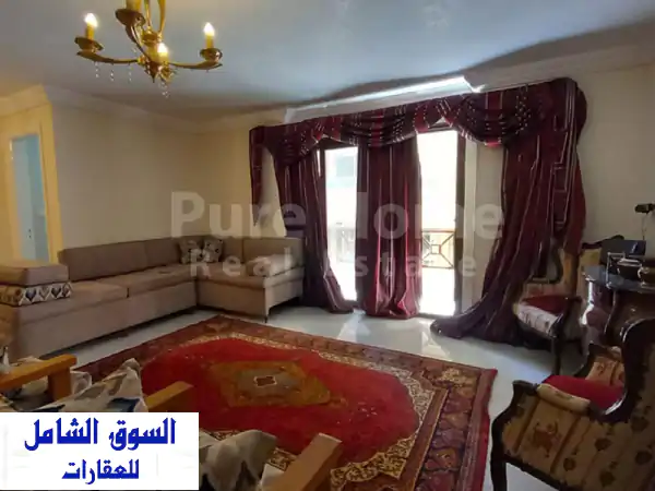 شقة للايجار المفروش  سموحة  شارع الريادة 115 م