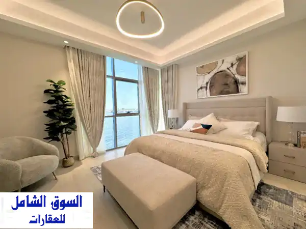 للبيع شقة 3 غرف وصالة في ajman creek tower (تحت الانشاء)...