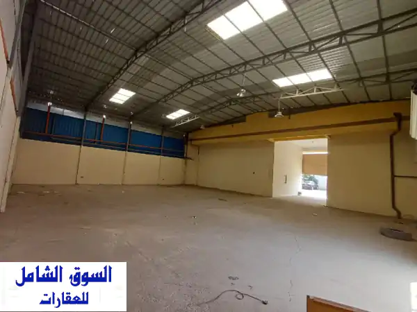 🔥 فرصة استثمارية ذهبية: مستودع / ورشة صناعية مرخصة للإيجار بالهملة – 360م² جاهز فوراً بـ 500 د.ب!