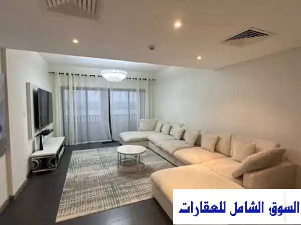 شقة أحلامك للإيجار بجزر أمواج البحرين - 3 غرف نوم مفروشة بالكامل بإطلالة بحر ومسبح (شامل)