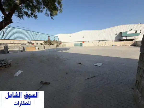 فرصة مميزة للإيجار حوطة في الصناعية 13 بموقع...