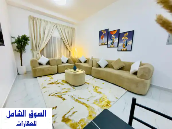 شقة أحلامك بالنعيمية! 2BHK مفروشة بالكامل وجديدة ⭐️...