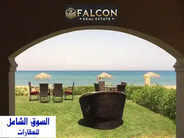شاليهك الفاخر 80م بجاردن مفروش بالسخنة | بجوار الجلالة بخصم ضعف مقدمك!