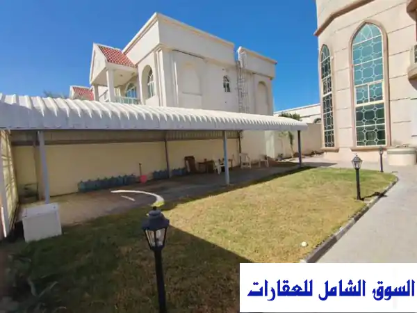 للايجار: فيلا فاخرة مستقلة في شرقان الشارقة | مسبح خاص، حديقة واسعة، إطلالة بحرية | 6000 قدم² | موقع استراتيجي | فرصة سكن عائلي راقية