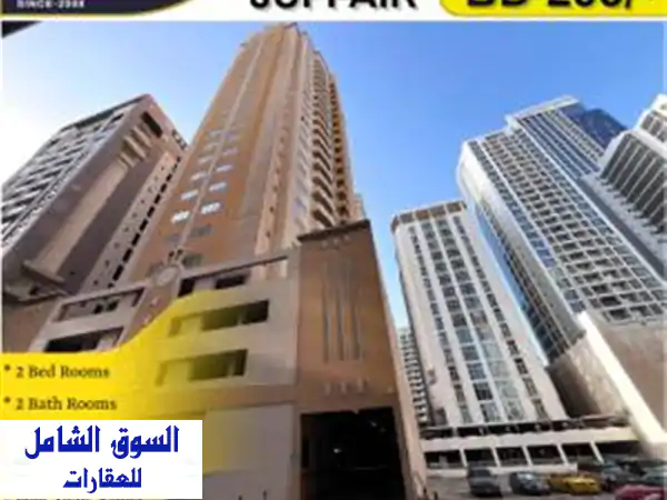 شقة فاخرة بغرفتي نوم في الجفير  بما في ذلك EWA!