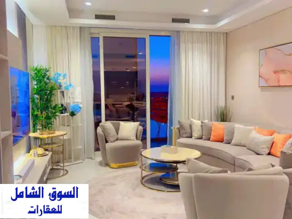 أماكن العقارية للبيع شقة في دلمونيا  إطلالة بحرية...