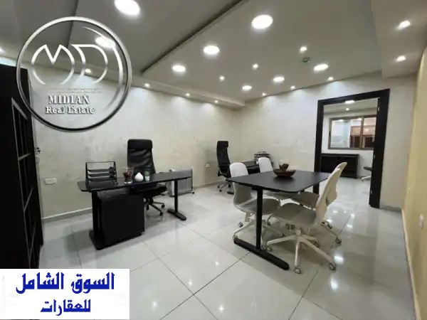 رقم الاعلان 5 مكتب مفروش للإيجار في خلدا مساحة...