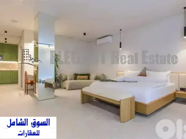 إيجار شهري! 🏡 استوديو فاخر مفروش بالكامل 40م² في...