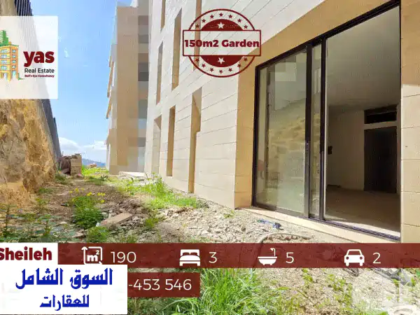 Sheileh 190m2  150m2 Terrace  Super LuxuryPayment Facilities  TO