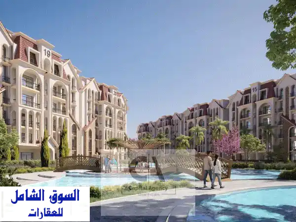 شقة فاخرة للبيع بكمبوند جيوار التجمع السادس 120م -...