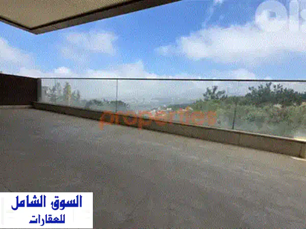 شقة أرضية فاخرة للبيع بحديقة وتراس في برمانا مر شعيا | دفعة أولى 50% فقط! REF#KR133859