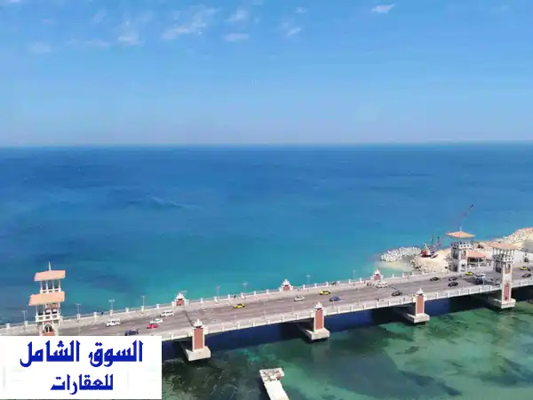 شقة مفروشة للايجار بستانلي: 120م مكيفة، فيو بحر...
