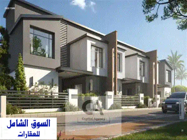 فرصة استثمارية وسكنية: شقة 140م للبيع بكمبوند كريك تاون | طريق السويس، قرب بوابة 20 الرحاب | كاش أو تقسيط 10 سنوات!