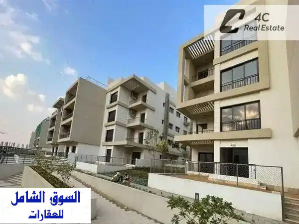 للبيع شقه 182 م في كمبوند فيفث سكوير3 غرف تشطيب...