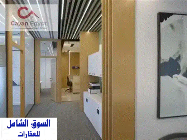 مكتب إداري فاخر للبيع بالقرية الذكية الشيخ زايد: استلام قريب، عائد إيجاري يصل لـ1200 جنيه/متر، تقسيط 4 سنوات!