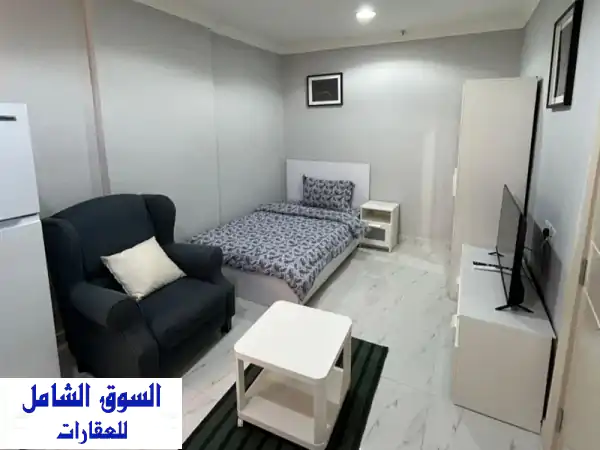 استوديو مفروش فاخر للإيجار بالسالمية: إطلالة...
