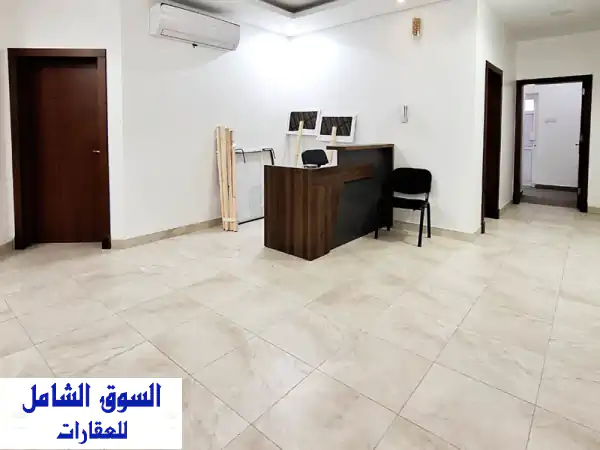 للإيجار شقة مكتبية في منطقة جبلة حبشي مكونة من...